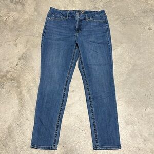 Seven7 Women's Tummyless High Rise‎ Slimming Stretch Skinny Jeans / Size 16